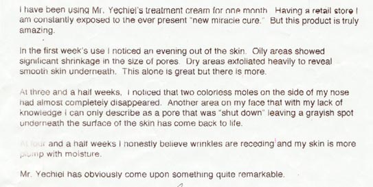 wrinkles are receding and my skin is more plump with moisture